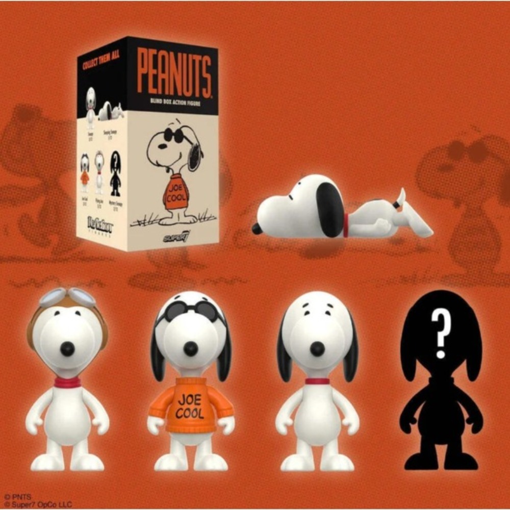 ReAction Peanuts Wave 6 So Many Snoopies Blind Box 1 Random Blind Box Figure New - Picture 3 of 4